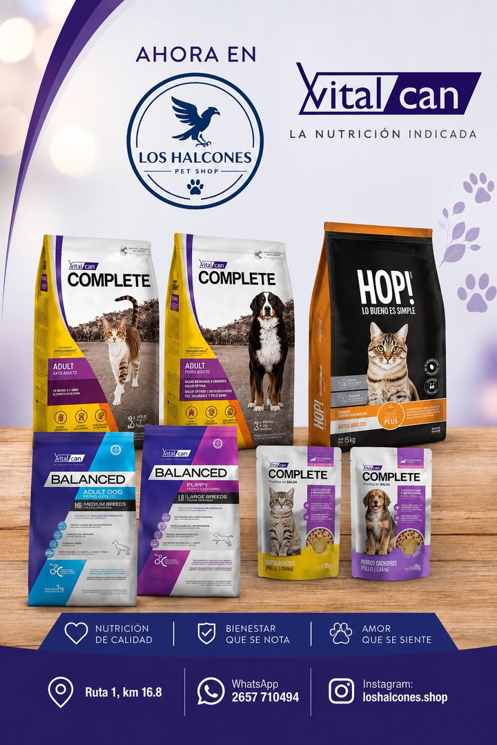Línea Vital Can: Complete, Balanced y Hop!